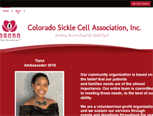 Tablet Screenshot of coloradosicklecellassociation.org